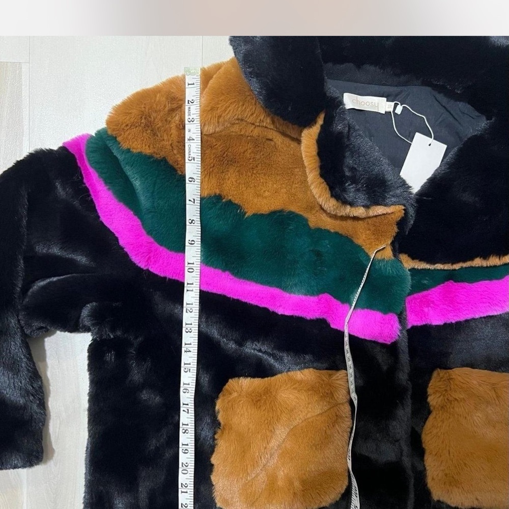 Unique Faux Fur Jacket Purchased @ Anthropologie - Picture 5 of 5